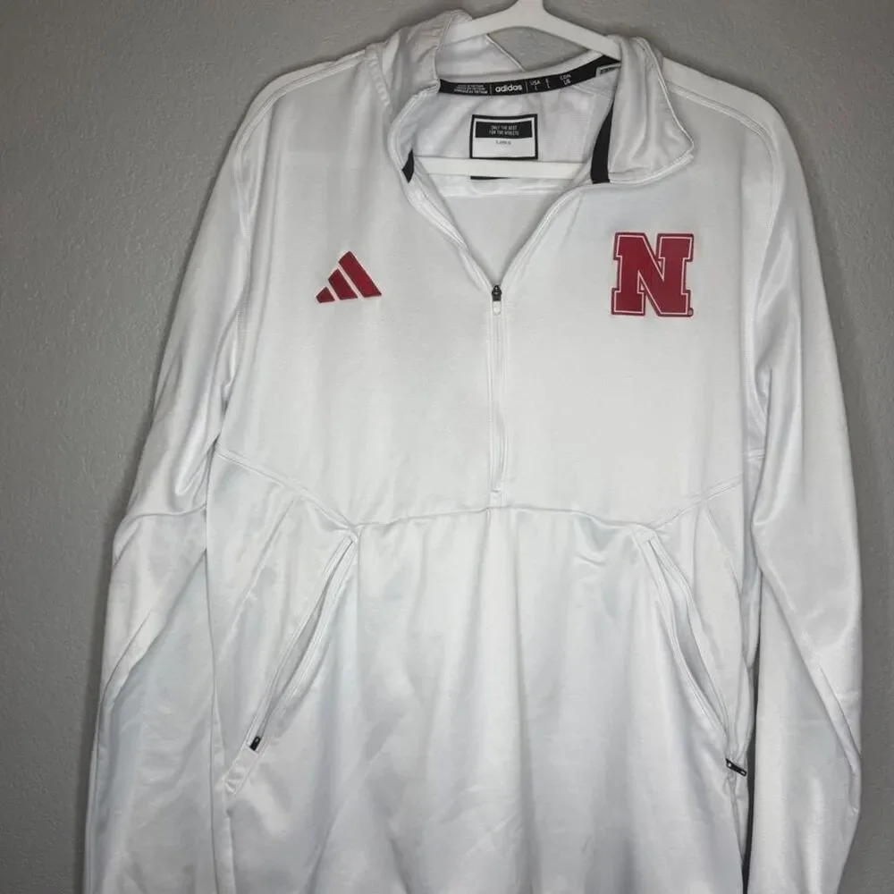 Adidas Men's Nebraska quarter-zip